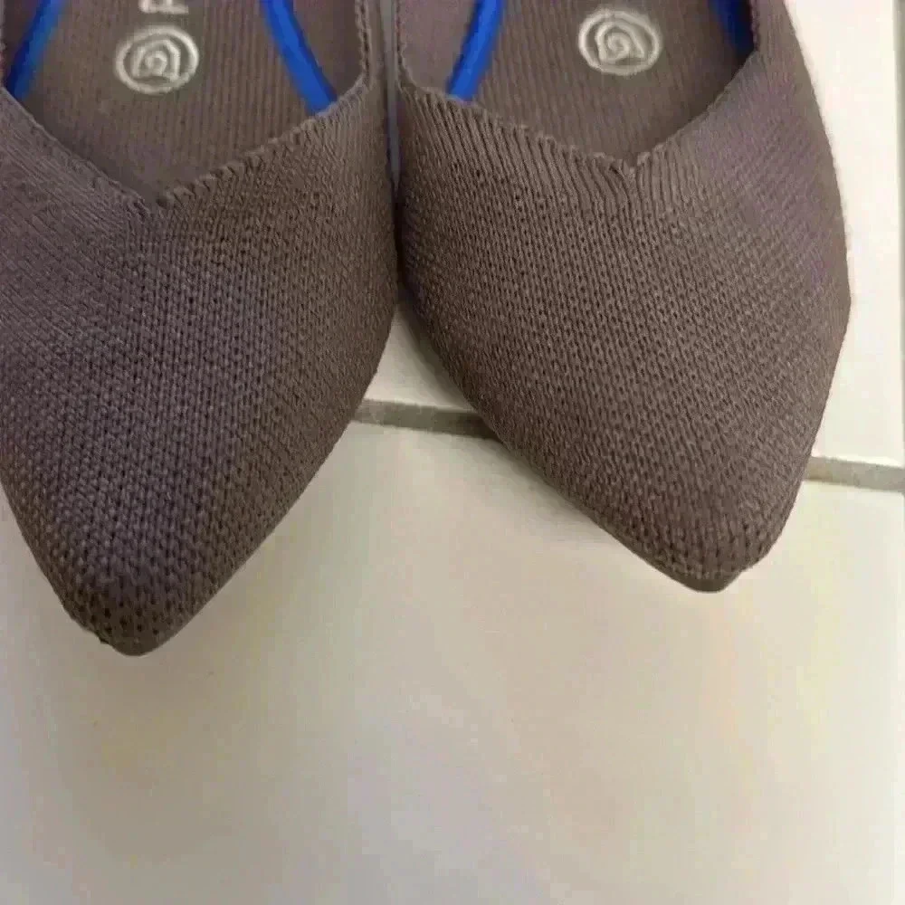 Rothy's Ponts in Mink Purple with Blue Heel Trim Size Women's 6 - Picture 3 of 7